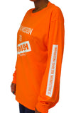 Unisex Orange "FINISH" 2019 Long Sleeve Shirt